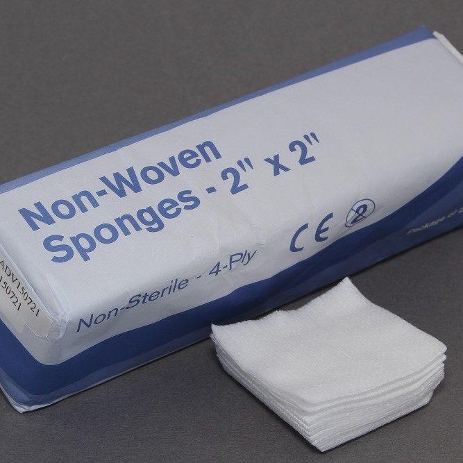 Non-Woven Sponges 2x2 - Single Pack